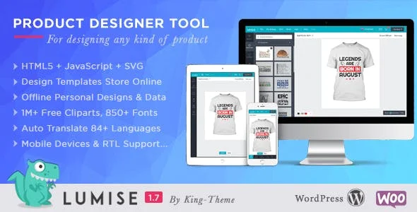 Lumise – Product Designer for WooCommerce WordPress